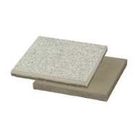  Platten-Set, 12 Stück, 40 × 40 × 4 cm, (ca. 170 kg), 8 Stück Beton, 4 Stück mit Granitoptik (Sockel M4, 20 kg zwingend notwendig)