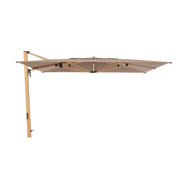 Sonnenschirm / Pendelschirm Doppler Alu Wood XL LED Ultra 400 x 300 cm