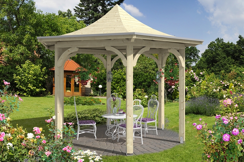 Skanholz_Pavillon_VersaillesGErvHgiyDt7Y8 Abgebildeter Fußboden, Gartenmöbel und Dekoration nicht im Lieferumfang enthalten.