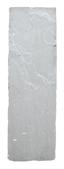 Sichtschutzplatte / Trittplatte Sandstein grau, 220 x 50 cm