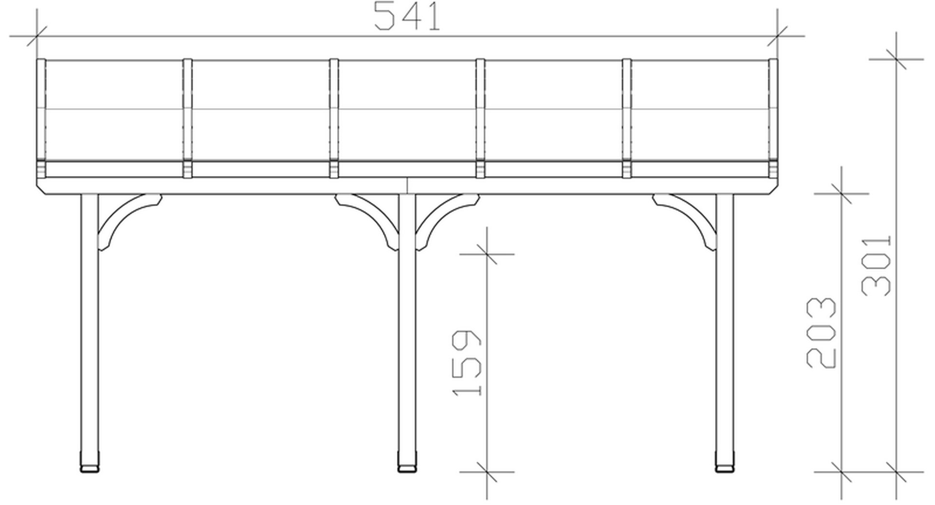 Skanholz_Terrassenueberdachung_Venezia_541x339_Frontansicht