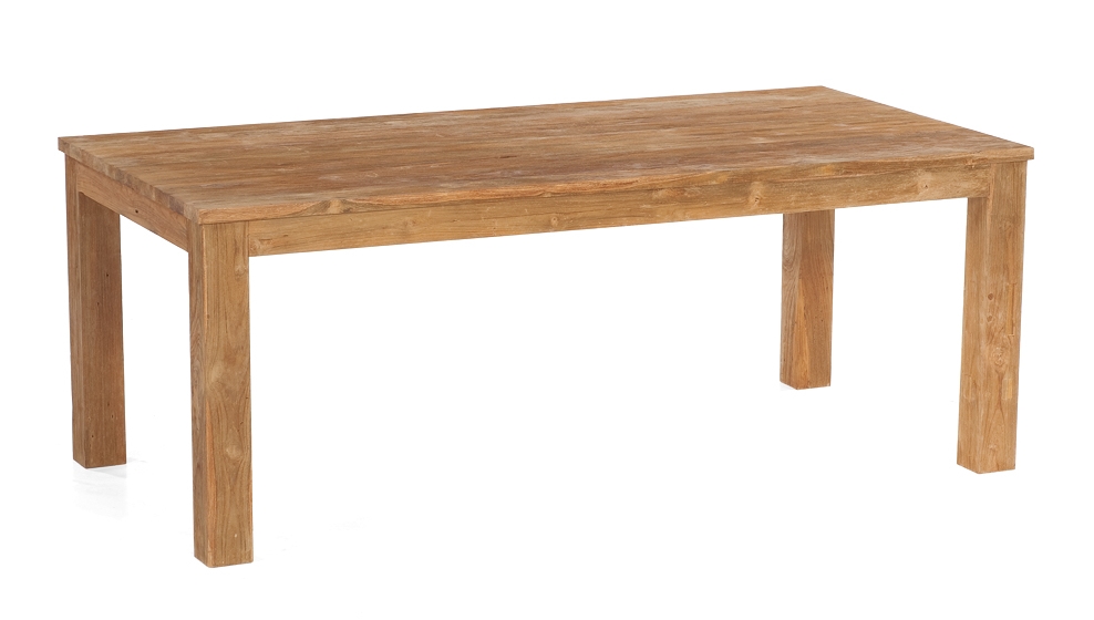 Sonnenpartner Tisch Charleston, Old Teak, 200 x 100 cm