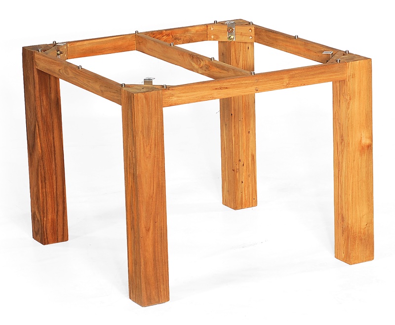 Sonnenpartner Tisch Base, Old Teak, 90 x 90 cm