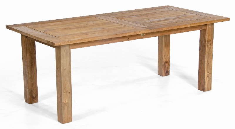 Sonnenpartner Ausziehtisch Charleston, Old Teak, 200/260 x 100 cm