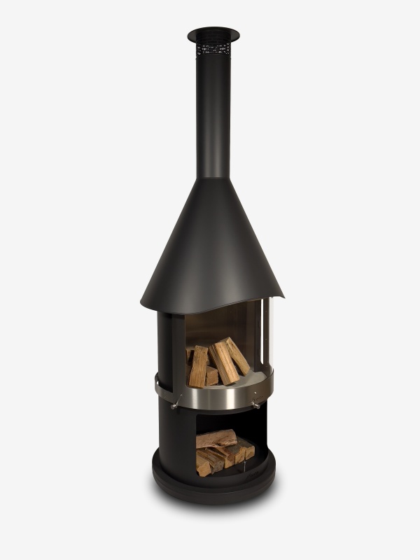 Firestar Gartenkamin DN 800 Swing GLAS - 3. Generation