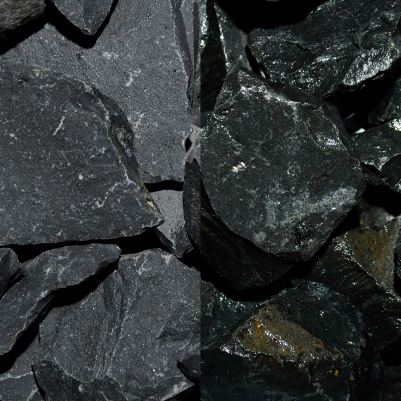 Gabionensteine / Bruchsteine Basalt, Körnung 60-120 mm, grau-schwarz