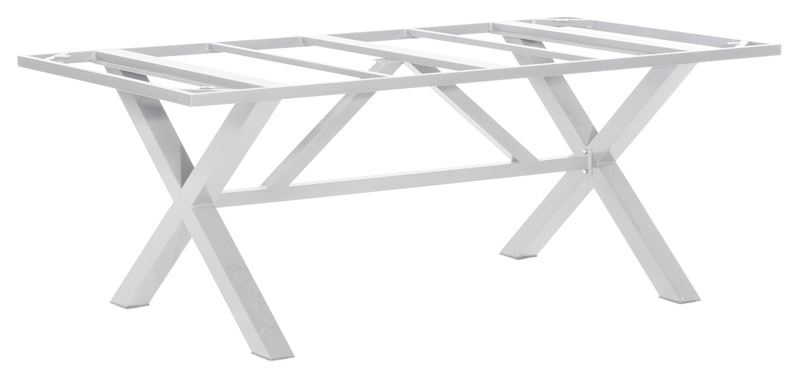 Sonnenpartner Tisch Base-Spectra, Aluminium silber, 200 x 100 cm