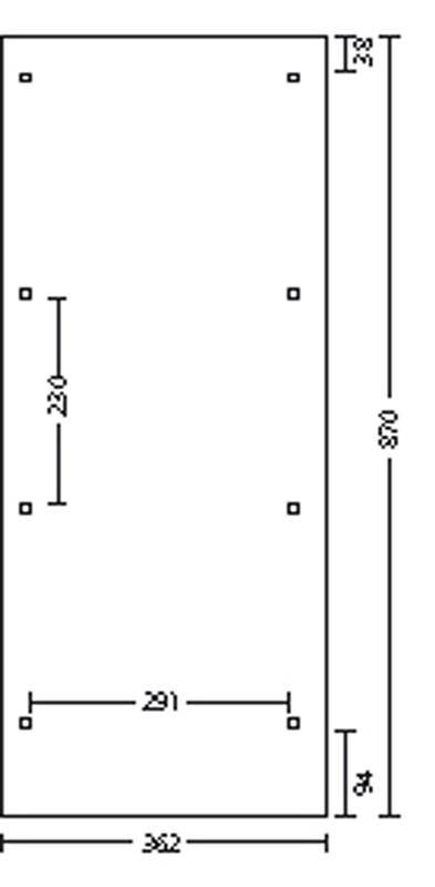 Skan Holz Walmdach-Carport Wendland, Leimholz, 362 x 870 cm, Aluminium-Dachplatten