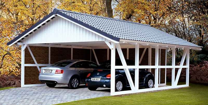 Satteldach Carports