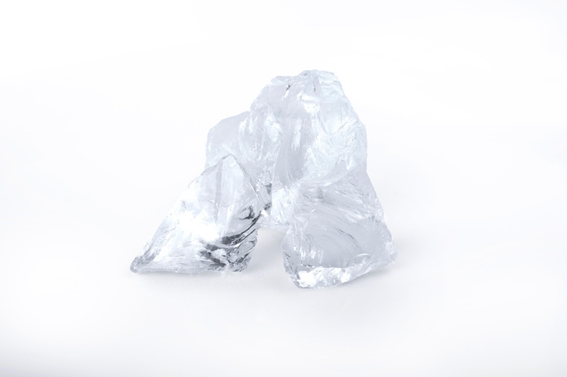 Gabionensteine / Bruchsteine Glas klar, Körnung 50-120 mm