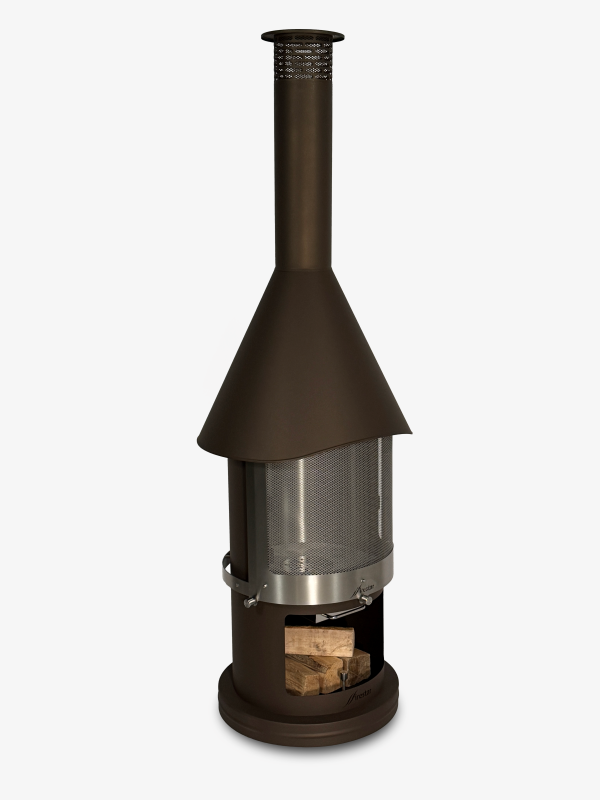 Firestar Gartenkamin DN 550 Swing - 3. Generation, braun