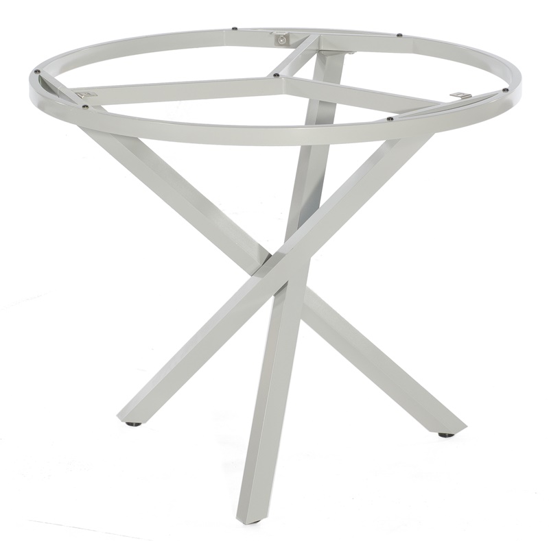 Sonnenpartner Tisch Base-Spectra rund, Aluminium silber, Ø 100 cm