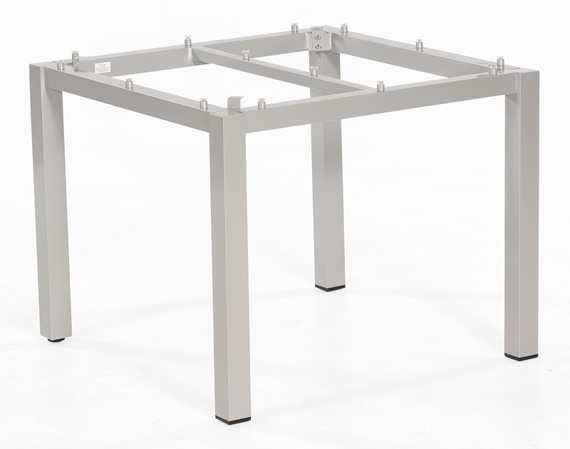 Sonnenpartner Tisch Base, Aluminium silber, 90 x 90 cm