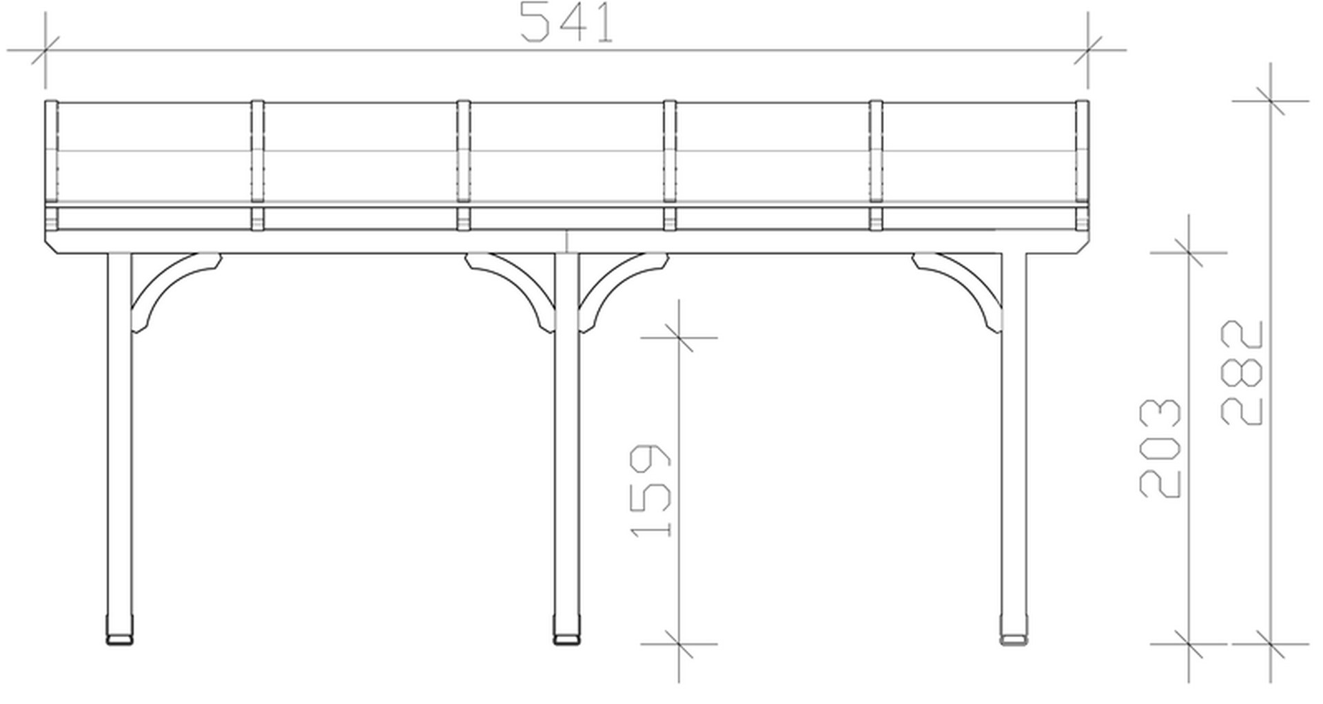 Skanholz_Terrassenueberdachung_Venezia_541x239_Frontansicht