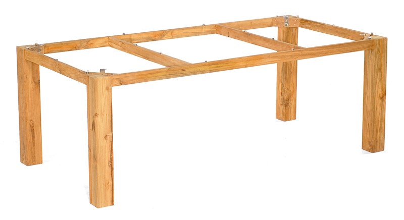 Sonnenpartner Tisch Base, Pure Teak, 200 x 100 cm