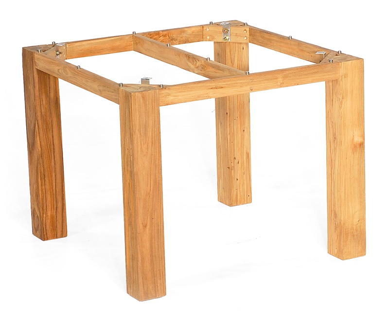 Sonnenpartner Tisch Base, Pure Teak, 90 x 90 cm