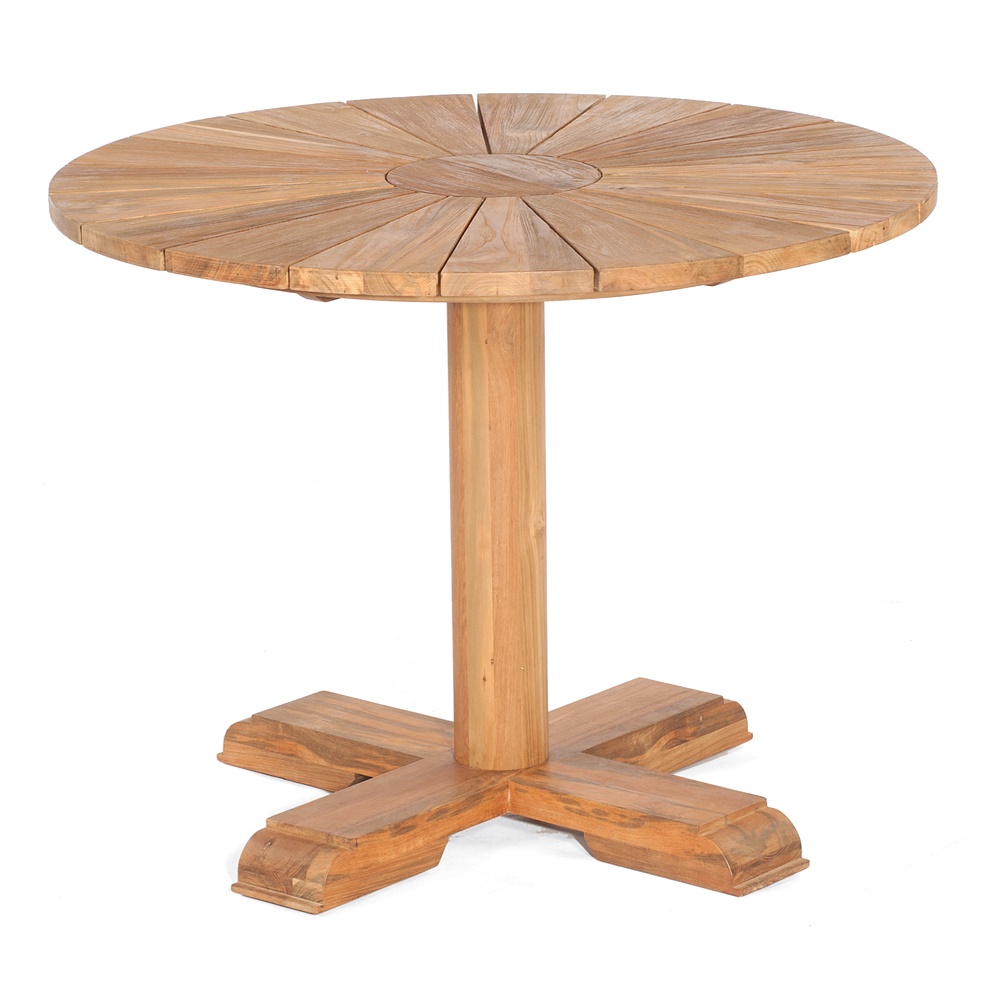 Sonnenpartner Tisch Solis, Old Teak, Ø 100 cm