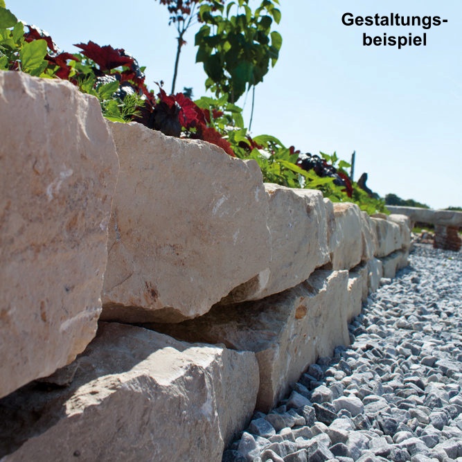 Jura Mauersteine, Körnung 8-15/15-25/30-50 cm, beige