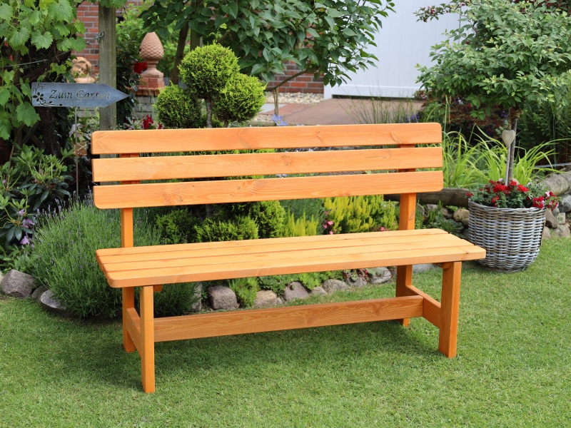 Promadino Bank Summer, honigbraun, 150 cm