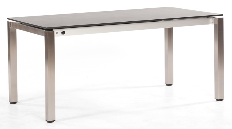 Abbildung zeigt den Tisch mit Tischplatte in beton-hell.