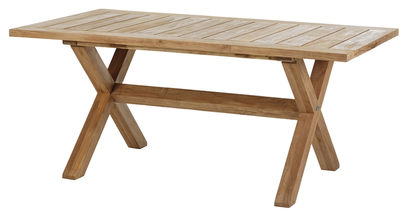 Diamond Garden Tisch Boulogne, Recycled Teak Natur, 180 x 100 cm