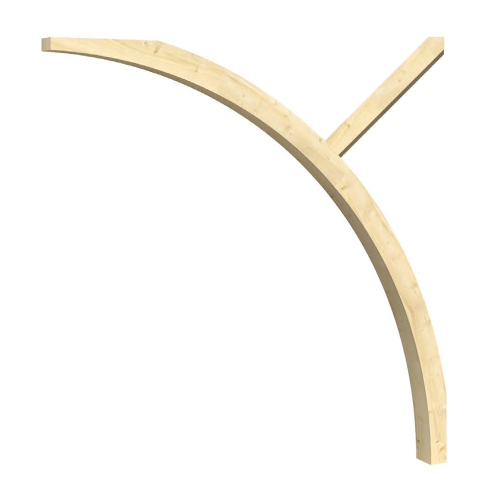 Skanholz_Einfahrtsbogen Skan Holz Einfahrtsbogen 11,5 x 12 cm, imprägniert