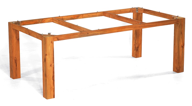 Sonnenpartner Tisch Base, Old Teak, 200 x 100 cm