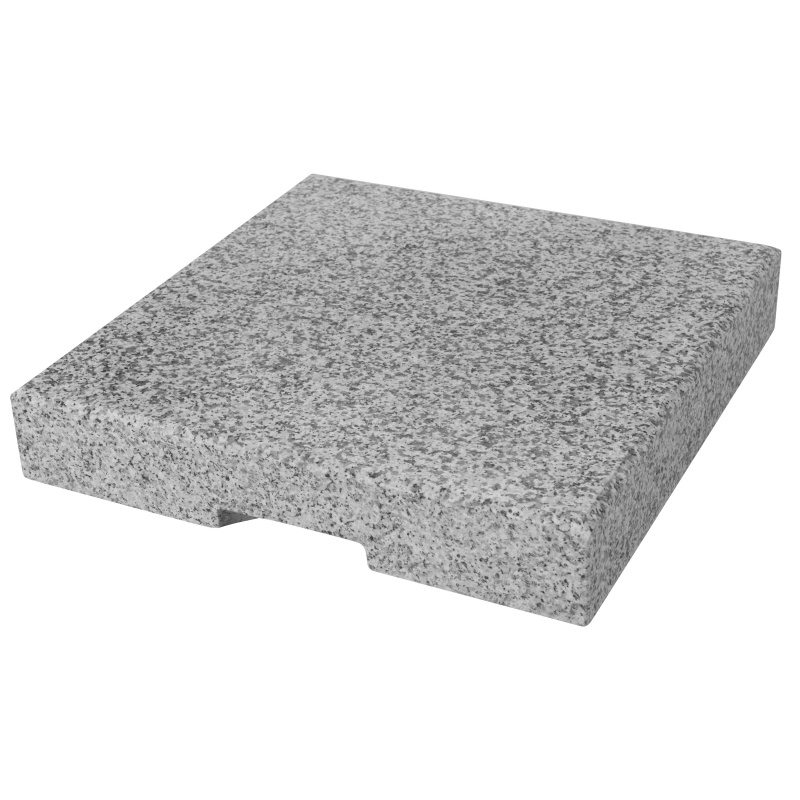 Doppler 2er Set Eco Granitplatten für Schirmständer, á 55 kg, 50 x 50 cm