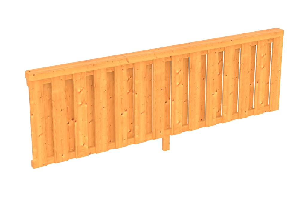 Skan Holz Brüstung 270 x 84 cm, Deckelschalung, für Douglasien-Terrassenüberdachungen