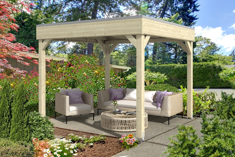 Skanholz_Pavillon_ToulouseXQ5XXsZNDltfF Abgebildeter Fußboden, Gartenmöbel und Dekoration nicht im Lieferumfang enthalten.