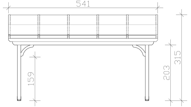 Skan Holz Terrassenüberdachung Verona 541 x 339 cm, Leimholz, Doppelstegplatten