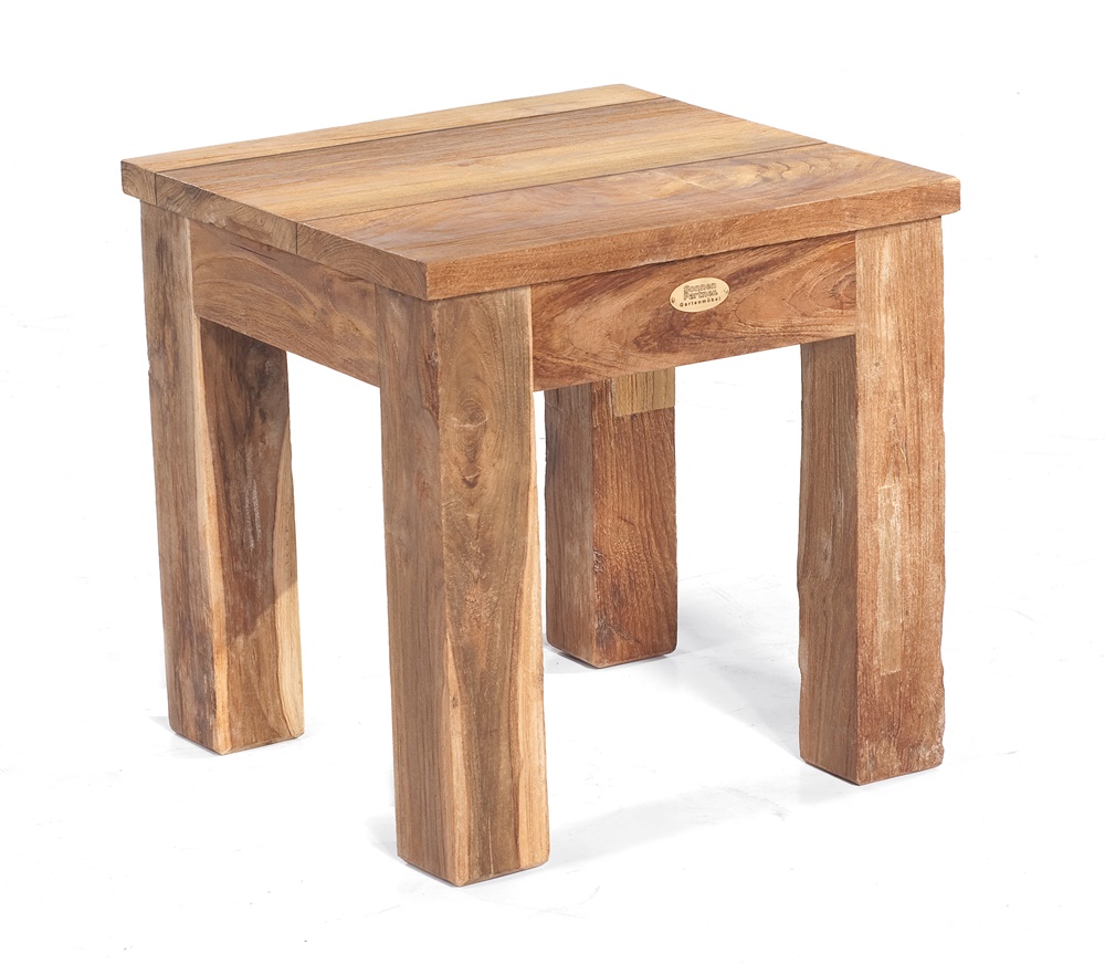 Sonnenpartner Hocker Charleston, Old Teak