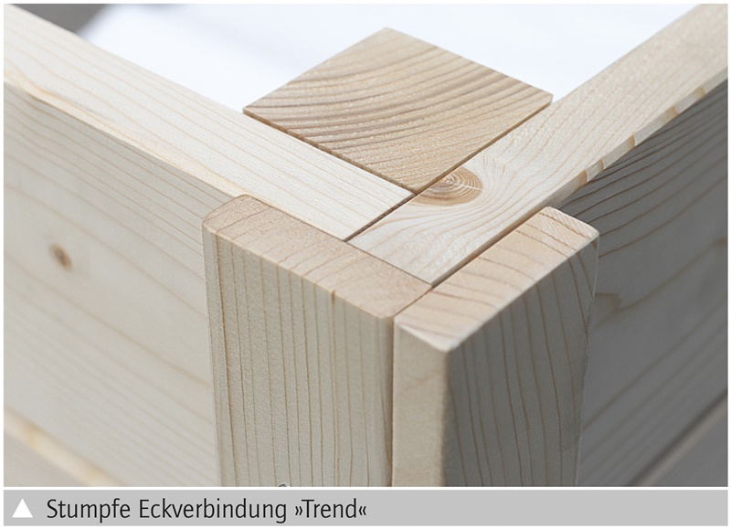 Skan Holz Gartenhaus Texel, 550 x 250 cm, 28 mm, unbehandelt