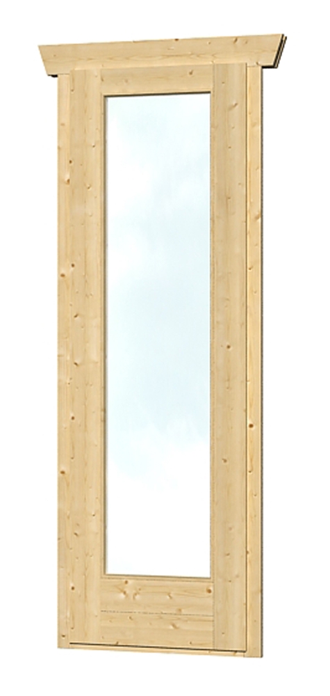 Skan Holz Panoramafenster für Gartenhaus Ostende, 28 mm