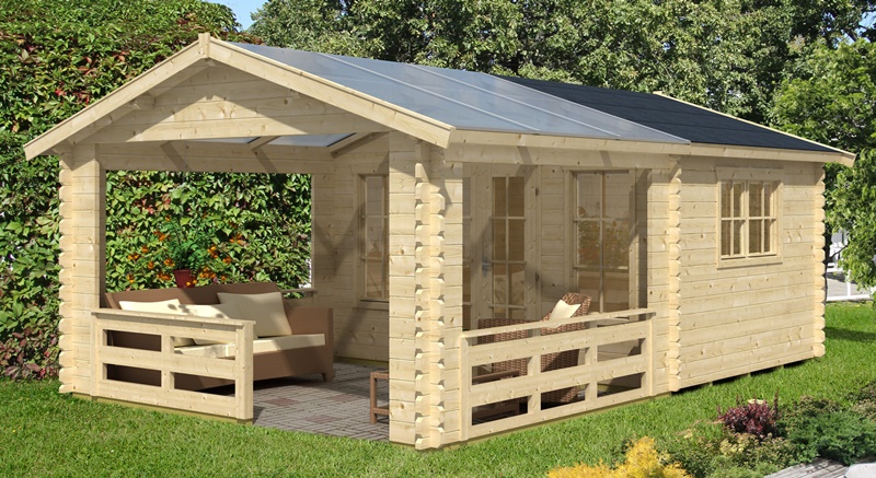 Skanholz_BBH_Holmestrand Abgebildete Gartenmöbel und Dekoration nicht im Lieferumfang enthalten.