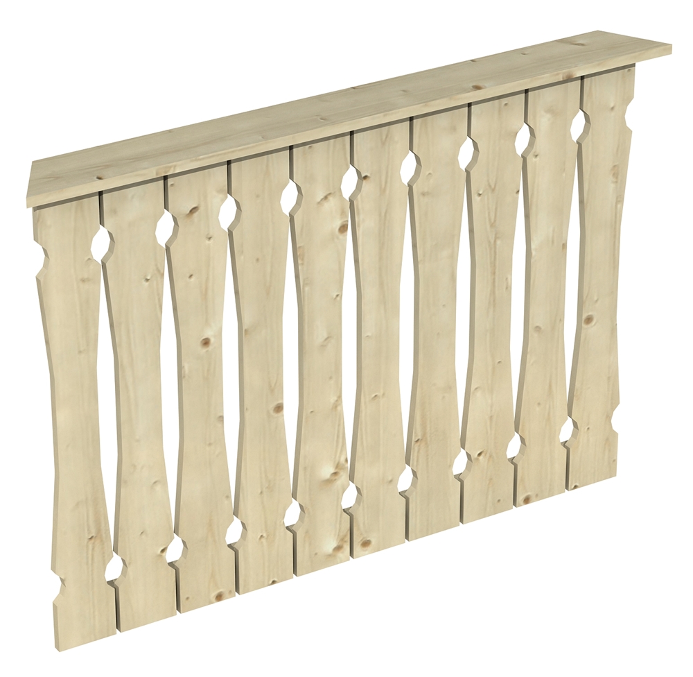 Skanholz_Bruestung_Balkonschalung_Pavillon_Nancy_Groesse_1 Skan Holz Brüstung 120 x 96 cm, Balkonschalung, für Pavillon Nancy Größe 1