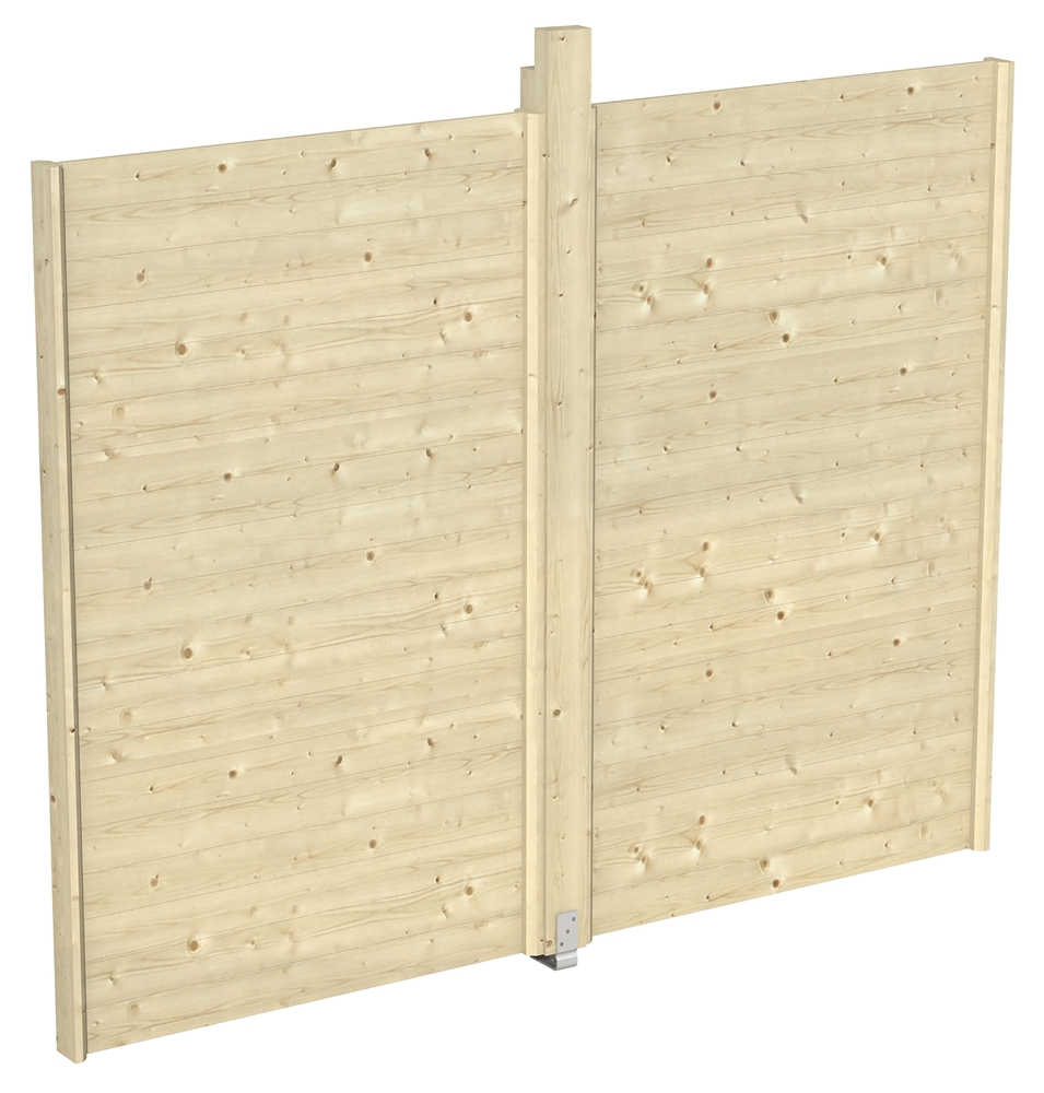 Skanholz_Wand_Pavillon_Toulouse Skan Holz Seitenwand für Pavillon Toulouse 270 x 209 cm, Konstruktionsvollholz