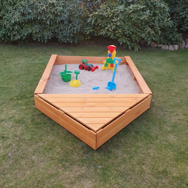 Promadino Sandkasten MULTI + Bugbox, honigbraun