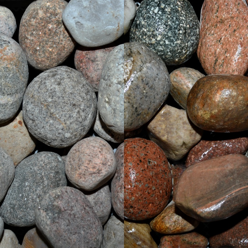 Zierkies / Jütlandkiesel, bunt