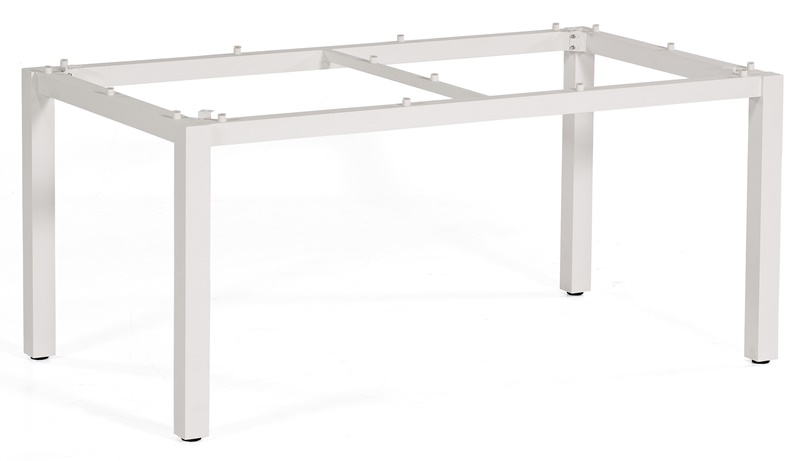 Sonnenpartner Tisch Base, Aluminium weiß, 160 x 90 cm