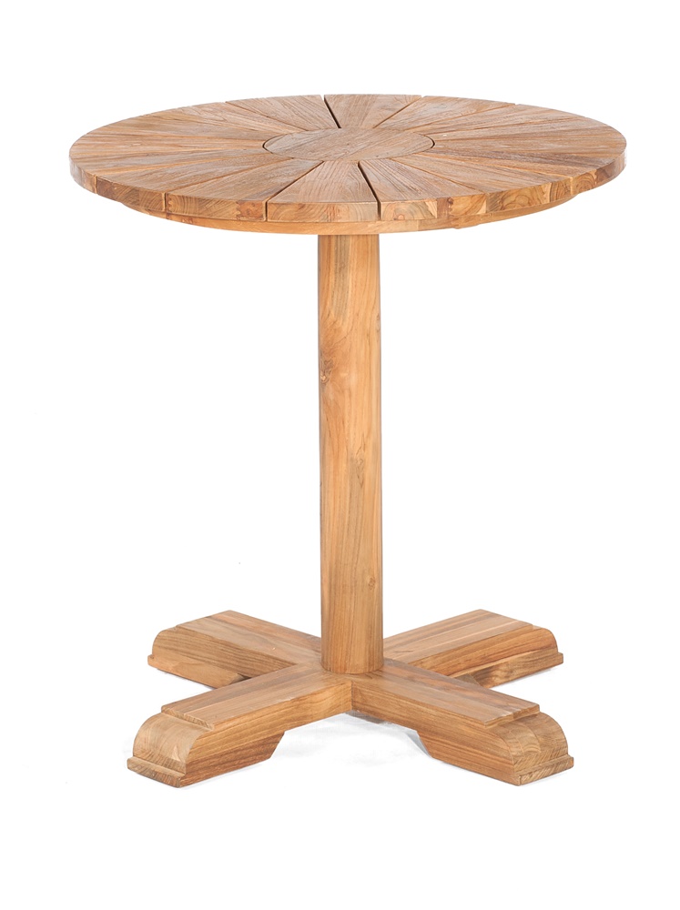 Sonnenpartner Tisch Solis, Old Teak, Ø 70 cm