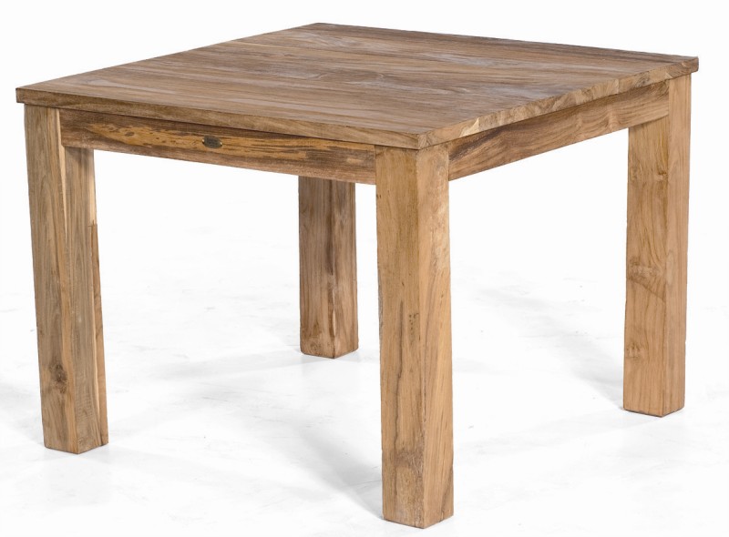 Sonnenpartner Tisch Charleston, Old Teak, 100 x 100 cm